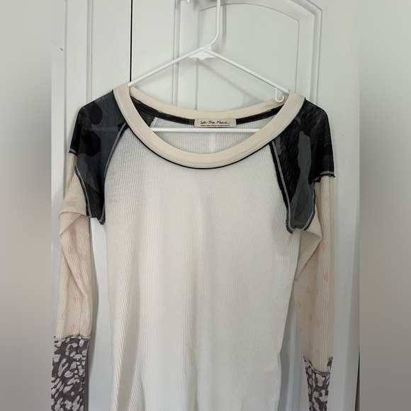 Free People Bright Side Thermal Top Snow Size Small - Picture 11 of 16